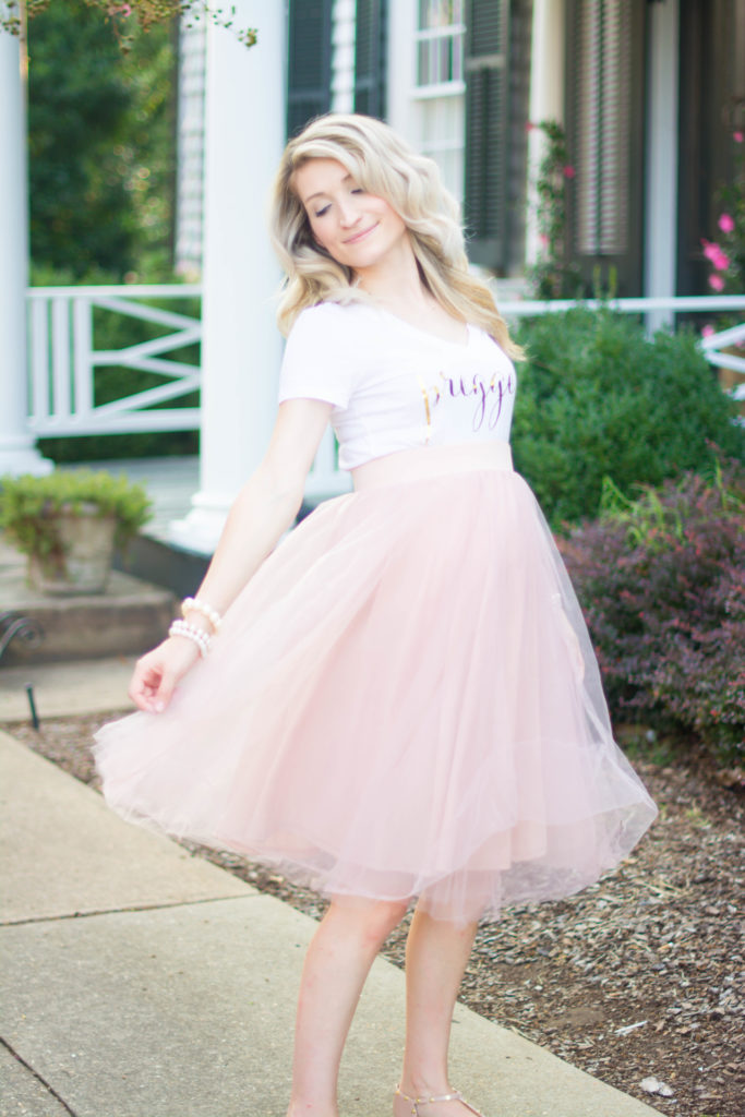 Pretty As A Princess In Tulle With Baby Bump – J'adore Lexie Couture