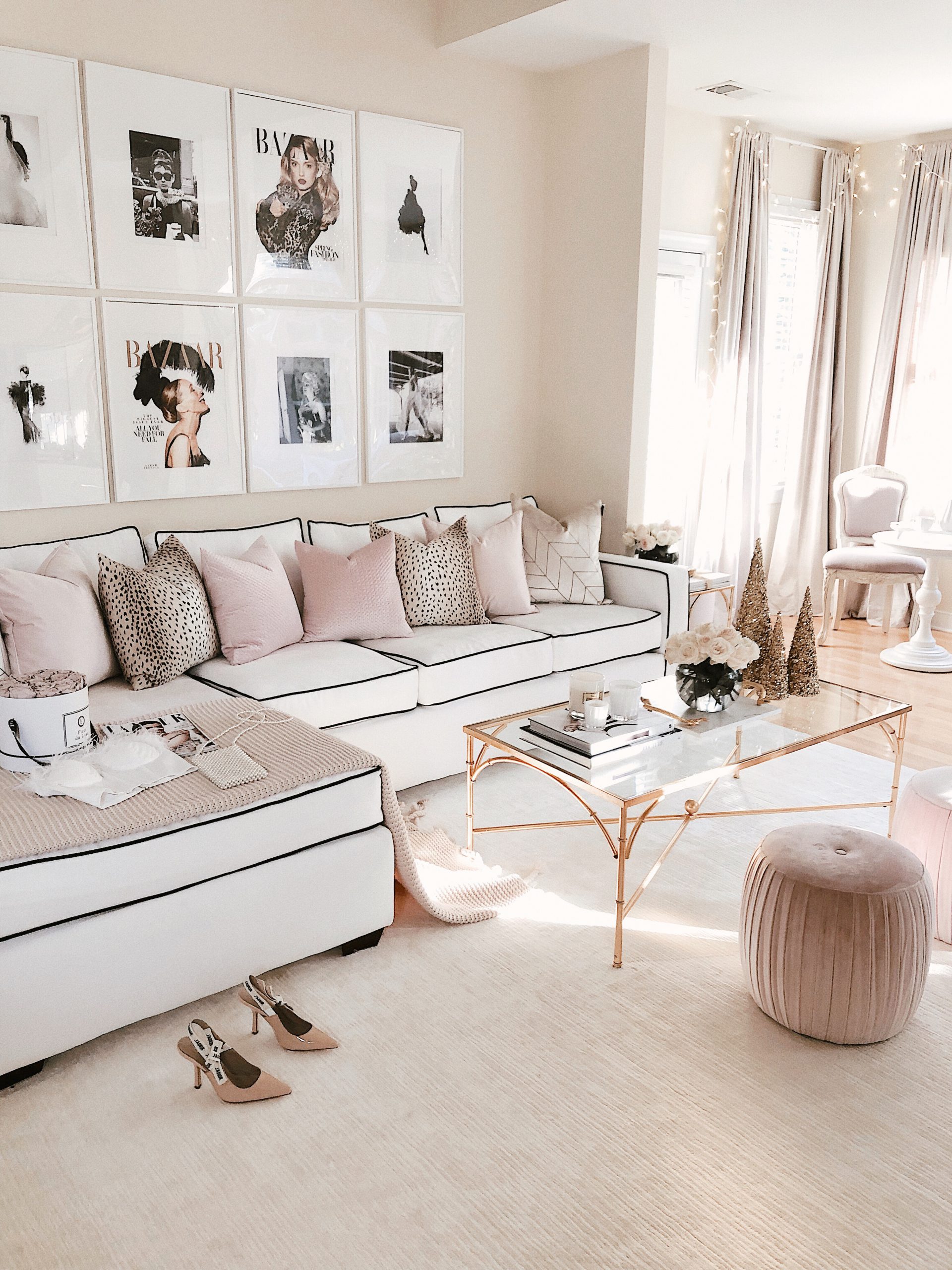 Chanel & Glam Inspired living room makeover – J'adore Lexie Couture