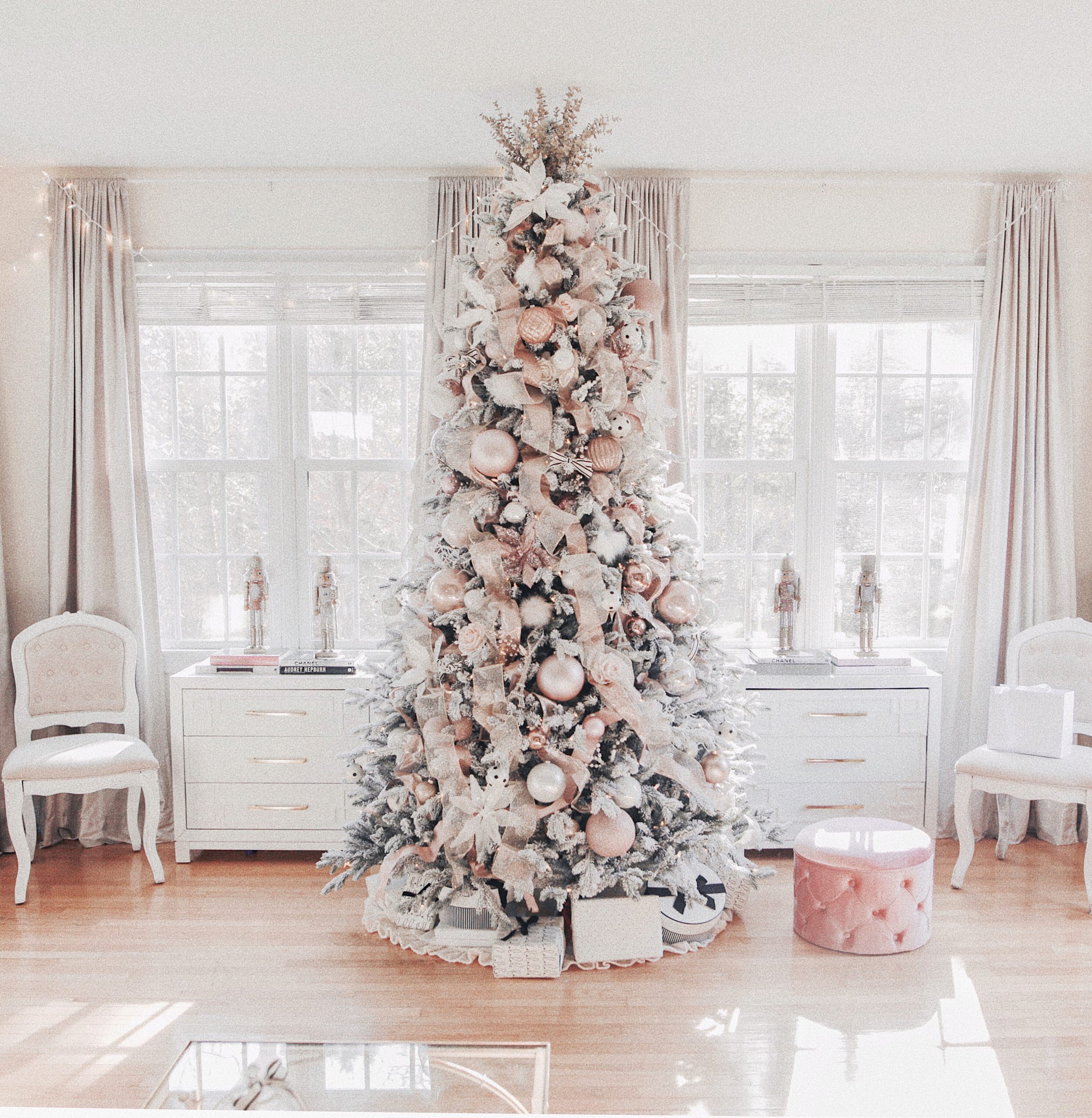 GLAM CHANEL INSPIRED CHRISTMAS TREE