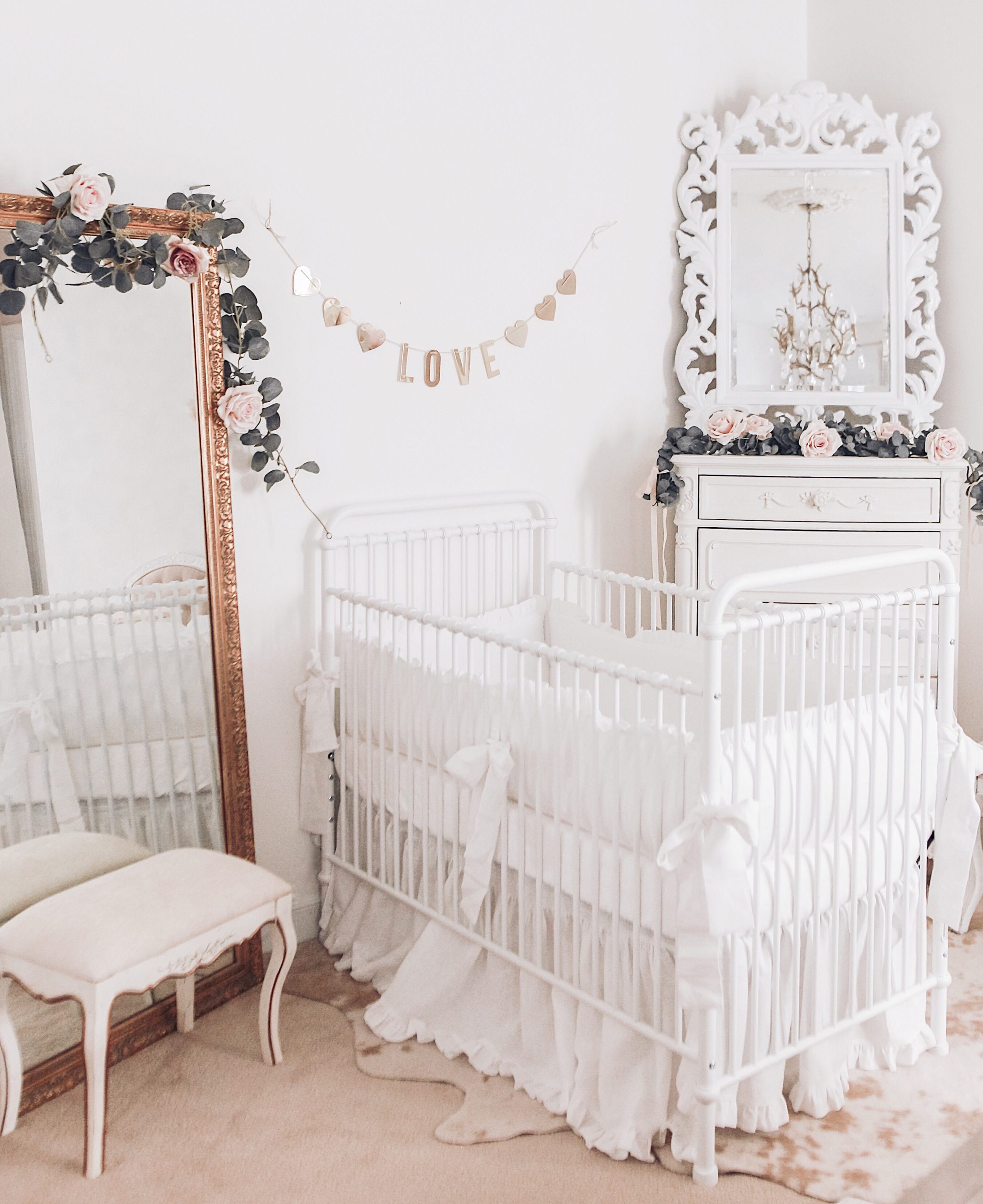 A Small Elegant Nursery With Vintage Charm J adore Lexie Couture