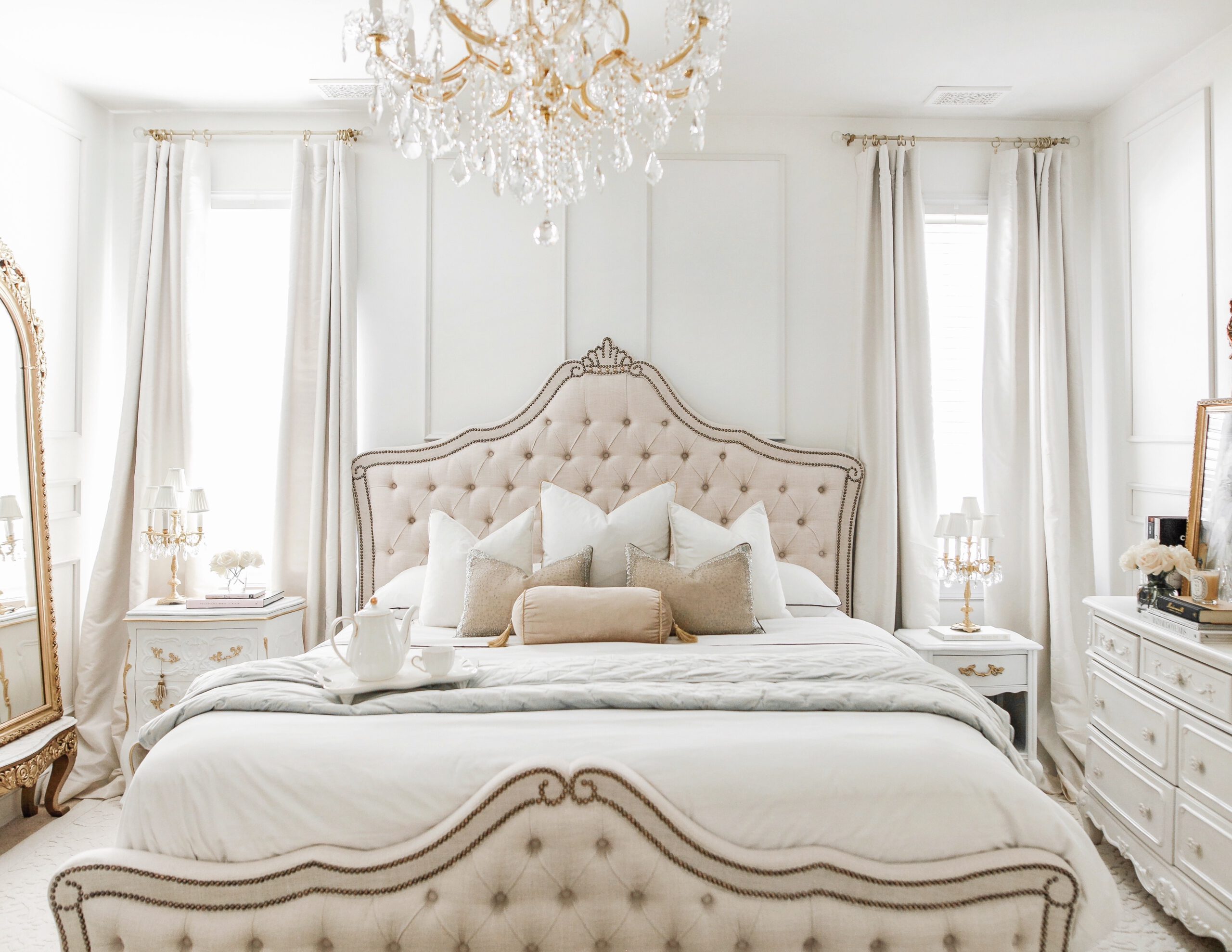 Perfect Marie Antoinette Blue!  Beautiful bedrooms, Dreamy bedrooms,  Interior